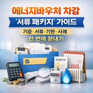 에너지바우처차감 서류패키지 가이드