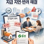 2026 주거급여 지급 지연 반려 해결 방법